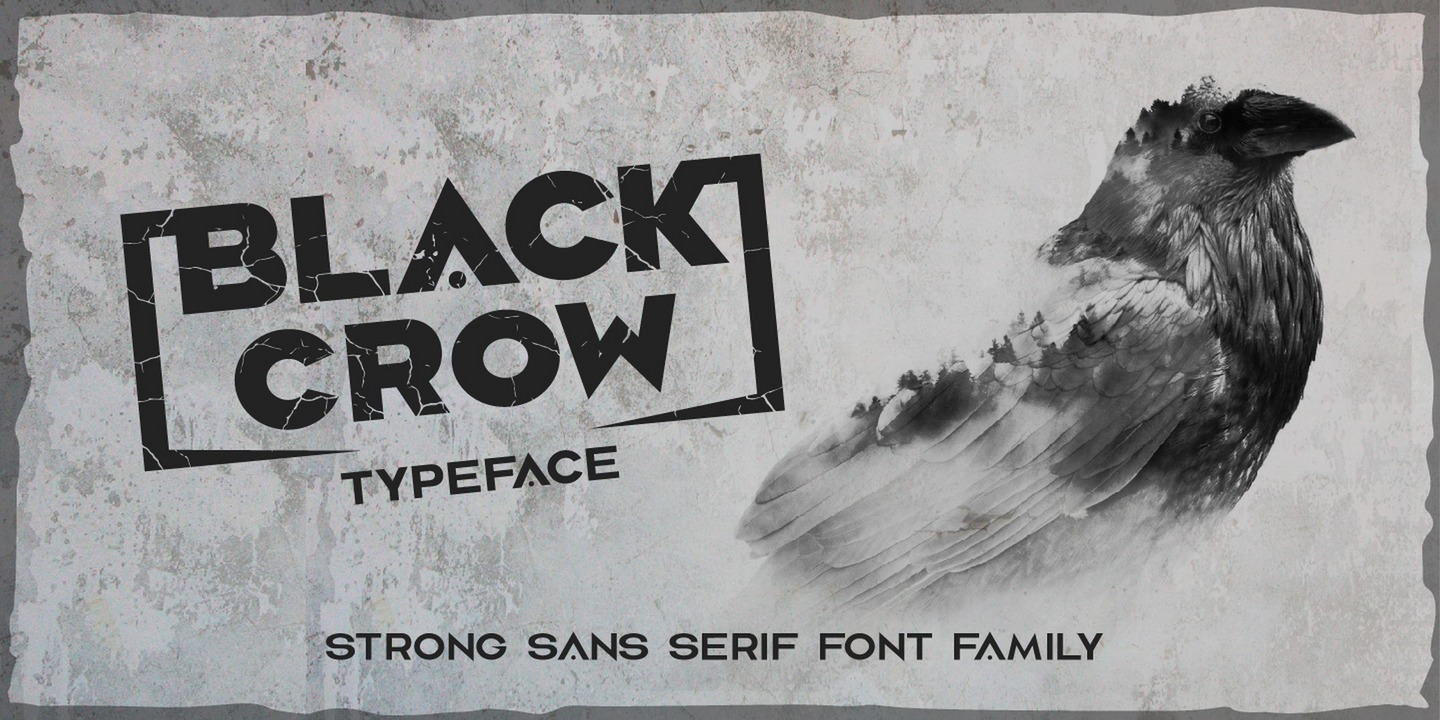 Шрифт Black Crow